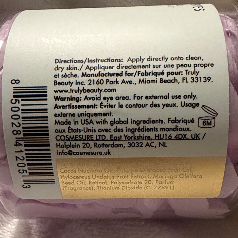 TRULY Acai Firming Body Butter SEALED! - Picture 2 of 6
